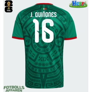 Mexiko Julian Quinones #16 Hemmatröja VM 2026 Kortärmad